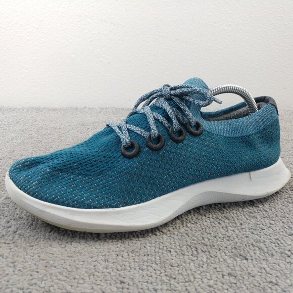 Allbirds Tree Dasher Womens Size 10.5 Running Shoes Blue NO INSOLES - Picture 4 of 9